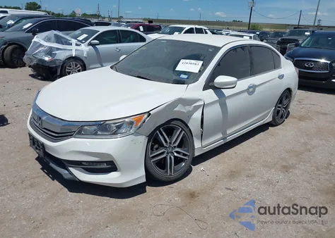 2016 Honda Accord Sport из США, поврежденный, VIN 1HGCR2F51GA072199